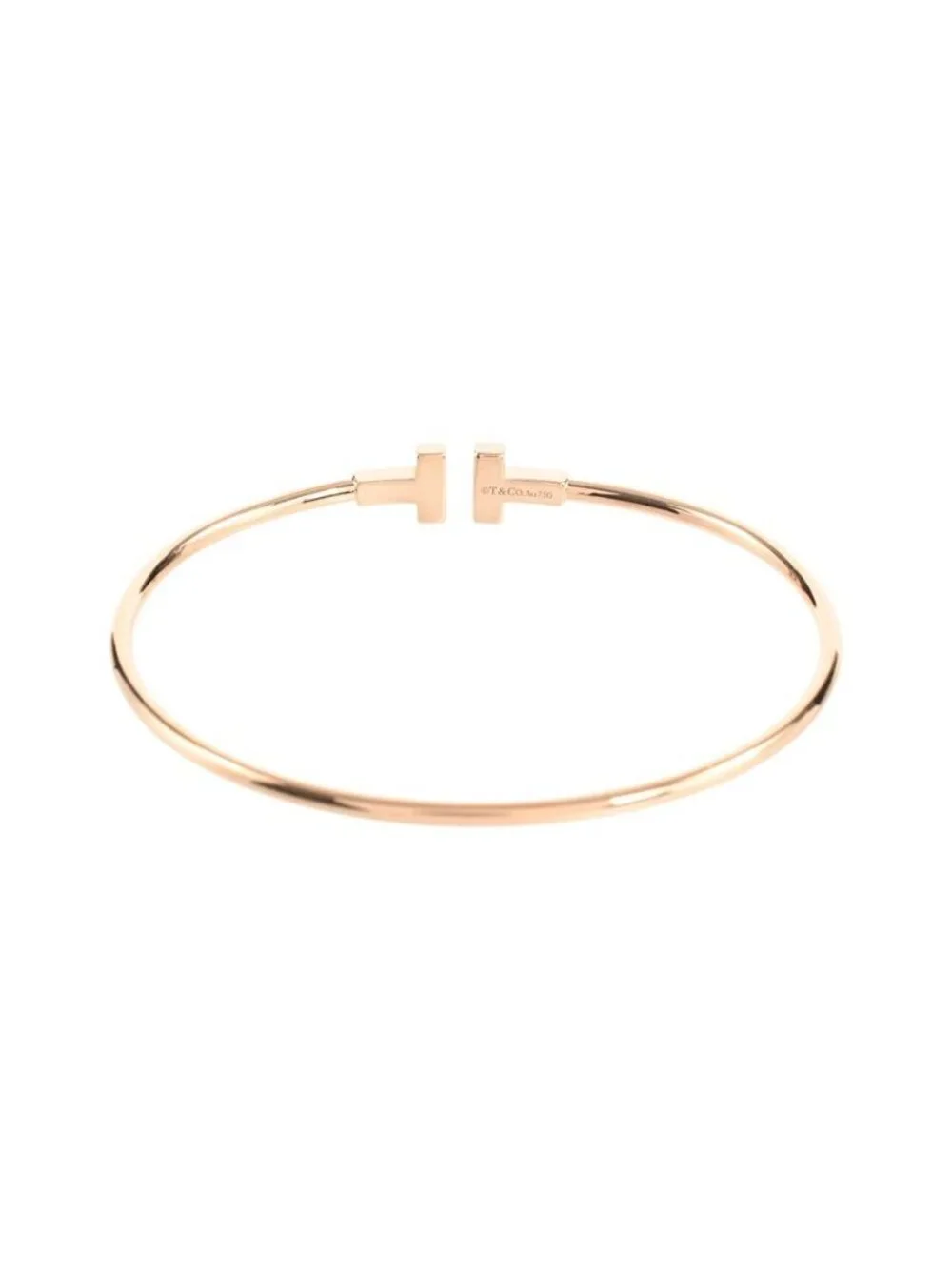 Tiffany & Co Bangle T Wire Narrow Bracelet